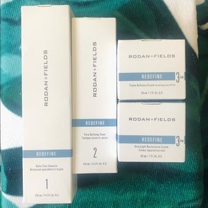 Rodan + Fields Redefine Regimen • Cleanser Toner Treatment Creams FULL SIZE 6/23